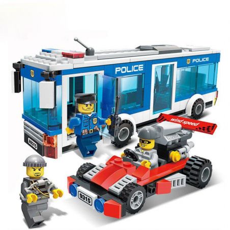 GUDI 9315 non  TRỰC THĂNG CẢNH SÁT bộ đồ chơi xếp lắp ráp ghép mô hình City POLICE Thành Phố 256 khối