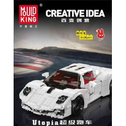 MouldKing 10196 Mould King 10196 XE THỂ THAO KHÔNG TƯỞNG PAGANI bộ đồ chơi xếp lắp ráp ghép mô hình Creator PAGANI UTOPIA Sáng Tạo 1423 khối