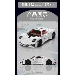 MouldKing 10196 Mould King 10196 XE THỂ THAO KHÔNG TƯỞNG PAGANI bộ đồ chơi xếp lắp ráp ghép mô hình Creator PAGANI UTOPIA Sáng Tạo 1423 khối