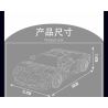 MouldKing 10196 Mould King 10196 XE THỂ THAO KHÔNG TƯỞNG PAGANI bộ đồ chơi xếp lắp ráp ghép mô hình Creator PAGANI UTOPIA Sáng Tạo 1423 khối