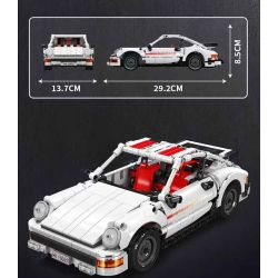 MouldKing 15063 Mould King 15063 PORSCHE 911 BACK-ROAD bộ đồ chơi xếp lắp ráp ghép mô hình Technic Kỹ Thuật Công Nghệ Cao Mô Hình Phương Tiện 824 khối