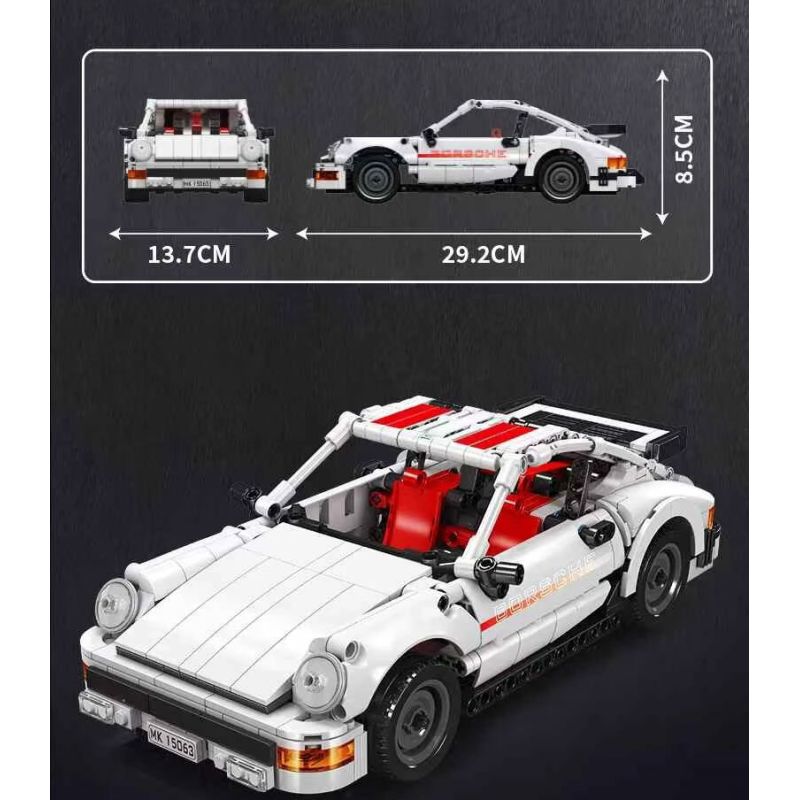 MouldKing 15063 Mould King 15063 PORSCHE 911 BACK-ROAD bộ đồ chơi xếp lắp ráp ghép mô hình Technic Kỹ Thuật Công Nghệ Cao Mô Hình Phương Tiện 824 khối