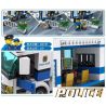 GUDI 9316 non  TRẠM CẢNH SÁT LƯU ĐỘNG bộ đồ chơi xếp lắp ráp ghép mô hình City Thành Phố 407 khối