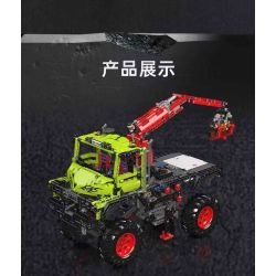 MouldKing 17038 Mould King 17038 REBRICKABLE MOC -16706 16706 UNIMOK XE TẢI OFF-ROAD bộ đồ chơi xếp lắp ráp ghép mô hình Technic UNIMOG Kỹ Thuật Công Nghệ Cao Mô Hình Phương Tiện 2002 khối