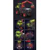 MouldKing 17038 Mould King 17038 REBRICKABLE MOC -16706 16706 UNIMOK XE TẢI OFF-ROAD bộ đồ chơi xếp lắp ráp ghép mô hình Technic UNIMOG Kỹ Thuật Công Nghệ Cao Mô Hình Phương Tiện 2002 khối