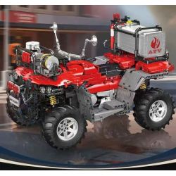 MouldKing 23003 Mould King 23003 ATV FIRE MOTORCYCLE bộ đồ chơi xếp lắp ráp ghép mô hình Technic ATV FIREFIGHTING VEHICLE Kỹ Thuật Công Nghệ Cao Mô Hình Phương Tiện 2100 khối