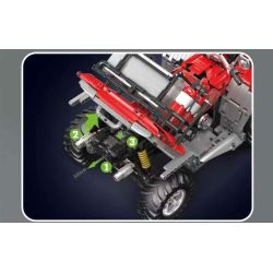 MouldKing 23003 Mould King 23003 ATV FIRE MOTORCYCLE bộ đồ chơi xếp lắp ráp ghép mô hình Technic ATV FIREFIGHTING VEHICLE Kỹ Thuật Công Nghệ Cao Mô Hình Phương Tiện 2100 khối