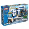 GUDI 9316 non  TRẠM CẢNH SÁT LƯU ĐỘNG bộ đồ chơi xếp lắp ráp ghép mô hình City Thành Phố 407 khối