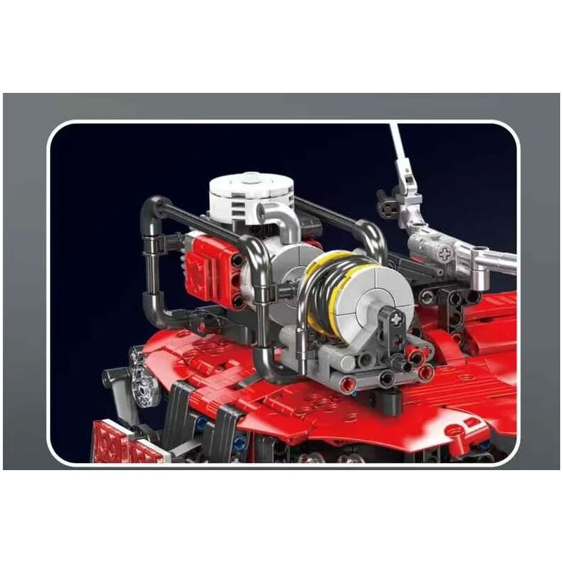 MouldKing 23003 Mould King 23003 ATV FIRE MOTORCYCLE bộ đồ chơi xếp lắp ráp ghép mô hình Technic ATV FIREFIGHTING VEHICLE Kỹ Thuật Công Nghệ Cao Mô Hình Phương Tiện 2100 khối
