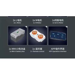 MouldKing 23003 Mould King 23003 ATV FIRE MOTORCYCLE bộ đồ chơi xếp lắp ráp ghép mô hình Technic ATV FIREFIGHTING VEHICLE Kỹ Thuật Công Nghệ Cao Mô Hình Phương Tiện 2100 khối