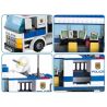 GUDI 9316 non  TRẠM CẢNH SÁT LƯU ĐỘNG bộ đồ chơi xếp lắp ráp ghép mô hình City Thành Phố 407 khối