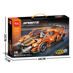 MINGDI LEIBAO K3140 3140 XE KÉO 1:18 tỷ lệ 1:18 bộ đồ chơi xếp lắp ráp ghép mô hình Technic Kỹ Thuật Công Nghệ Cao Mô Hình Phương Tiện 516 khối