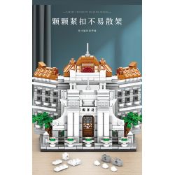 MINGDI LEIBAO K2164 2164 TRƯỜNG HỌC NỔI TIẾNG ĐẠI TSINGHUA bộ đồ chơi xếp lắp ráp ghép mô hình Architecture Công Trình Kiến Trúc 529 khối