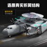 KEEPPLEY 23039 VŨ KHÍ MẠNH MẼ CỦA SỨC LỚN MÁY BAY CẢNH BÁO SỚM KJ-600 1:41 tỷ lệ 1:41 bộ đồ chơi xếp lắp ráp ghép mô hình Military Army Quân Sự Bộ Đội 1325 khối