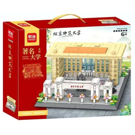 MINGDI LEIBAO K3024 3024 ĐẠI HỌC BÌNH THƯỜNG BẮC KINH bộ đồ chơi xếp lắp ráp ghép mô hình Creator Sáng Tạo 1901 khối