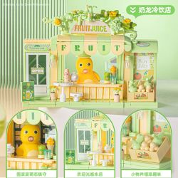 PLEYERID M38-P8091 P8091 8091 M38P8091 38-P8091 CỬA HÀNG ĐỒ UỐNG LẠNH RỒNG SỮA bộ đồ chơi xếp lắp ráp ghép mô hình