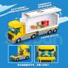 SLUBAN M38-B1289 B1289 1289 M38B1289 38-B1289 FU MENGCHENG XE TẢI EXPRESS CONTAINER bộ đồ chơi xếp lắp ráp ghép mô hình City Thành Phố 269 khối