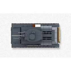 THIRDPARTY 300001 38T-A LIGHT TANK 1:35 tỷ lệ 1:35 bộ đồ chơi xếp lắp ráp ghép mô hình Military Army PZ.KPFW.38(T) A Quân Sự Bộ Đội 414 khối