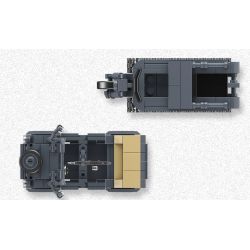 THIRDPARTY 300002 SD.KFZ.2 HALF TRACK MOTORCYCLE VÀ 82 XÔ XE TẢI 1:35 tỷ lệ 1:35 bộ đồ chơi xếp lắp ráp ghép mô hình Military Army SD.KFZ.2 TYPE 82 KUBELWAGEN Quân Sự Bộ Đội 414 khối