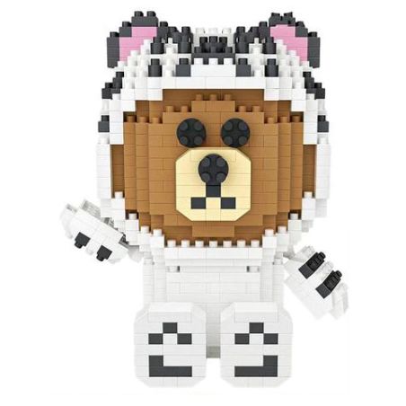 LOZ 9289 HỔ TRẮNG bộ đồ chơi xếp lắp ráp ghép mô hình WHITE TIGER