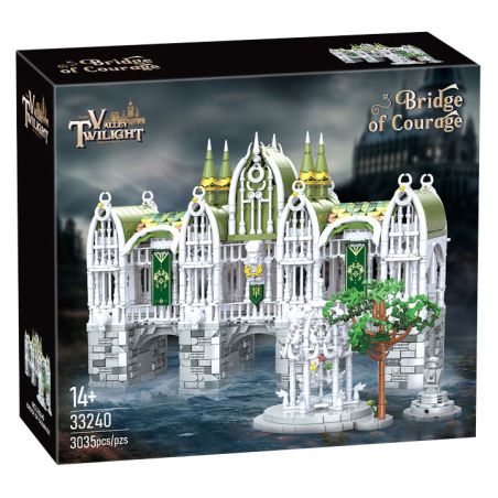 BAKA TECHNOLOGY 33240 CẦU CAN ĐẢM bộ đồ chơi xếp lắp ráp ghép mô hình The Lord Of The Rings Chúa Nhẫn 3035 khối