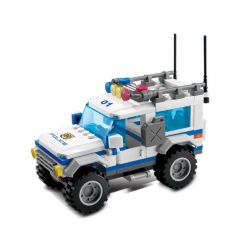 GUDI 9312 non  XE SUV CỦA CẢNH CÁT bộ đồ chơi xếp lắp ráp ghép mô hình City POLICE CROSS COUNTRY VEHICLE Thành Phố 163 khối