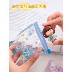 FEMIBOX S44084 44084 NƯỚC SỐT THỊT DIY BABY BAG 8 MÔ HÌNH bộ đồ chơi xếp lắp ráp ghép mô hình ROROJUMP