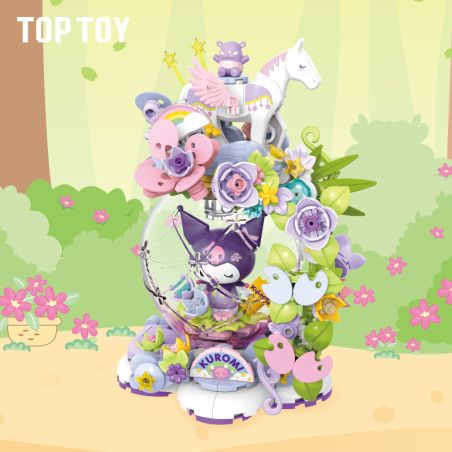 TOP TOY TC2337 2337 SANRIO KUROMI THÌ THẦM ĐIỀU ƯỚC CỦA ANH ẤY MISTY CLOUD DREAM bộ đồ chơi xếp lắp ráp ghép mô hình 300 khối