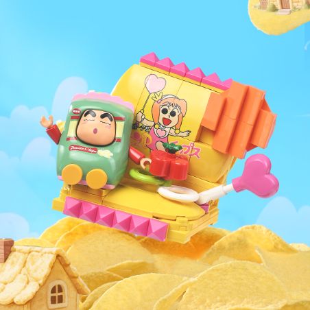 KEEPPLEY K20625 20625 CRAYON SHIN-CHAN RẤT NGON KHOAI TÂY CHIÊN DỄ THƯƠNG bộ đồ chơi xếp lắp ráp ghép mô hình Movie & Game Phim Và Trò Chơi