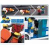 GUDI 9313 non  XE CHỞ PHẠM NHÂN bộ đồ chơi xếp lắp ráp ghép mô hình City POLICE Thành Phố 204 khối