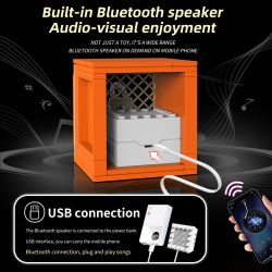 KAIYU KEEYEE WORLD K96162 96162 LOA BLUETOOTH CỦA BAN NHẠC GUITAR bộ đồ chơi xếp lắp ráp ghép mô hình GUITAR BAND