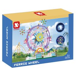KAIYU KEEYEE WORLD K96159 96159 ÁNH SÁNG BÁNH XE FERRIS bộ đồ chơi xếp lắp ráp ghép mô hình Technic FERRISWHEEL Kỹ Thuật Công Nghệ Cao Mô Hình Phương Tiện 675 khối