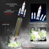 KAIYU KEEYEE WORLD K96171 96171 APOCALYPSE DREAM LIGHT SPRAY ZERO GRAVITY ROCKET bộ đồ chơi xếp lắp ráp ghép mô hình City SPACE POST RAINBOW ROCKET Thành Phố