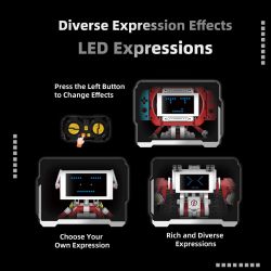 KAIYU KEEYEE WORLD K96167 96167 ROBOT TRÒ CHƠI MÀN HÌNH LED NĂM THAY ĐỔI bộ đồ chơi xếp lắp ráp ghép mô hình Technic ROBOTS PRO Kỹ Thuật Công Nghệ Cao Mô Hình Phương Tiện 358 khối