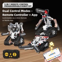 KAIYU KEEYEE WORLD K96169 96169 NĂM ROBOT CƯA MÁY BIẾN ĐỔI bộ đồ chơi xếp lắp ráp ghép mô hình Technic ROBOTS PRO Kỹ Thuật Công Nghệ Cao Mô Hình Phương Tiện 429 khối