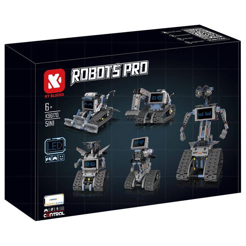 KAIYU KeeYee World K96170 Robots Pro Xếp hình lắp ráp ghép mô hình Robot năm thay đổi