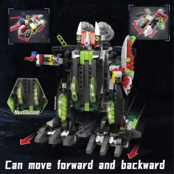 KAIYU KEEYEE WORLD K96114 96114 KIỂM SOÁT TỪ XA CỦA RỒNG CHUYÊN CHẾ bộ đồ chơi xếp lắp ráp ghép mô hình Technic VARIABLE DINOSAUR Kỹ Thuật Công Nghệ Cao Mô Hình Phương Tiện 832 khối