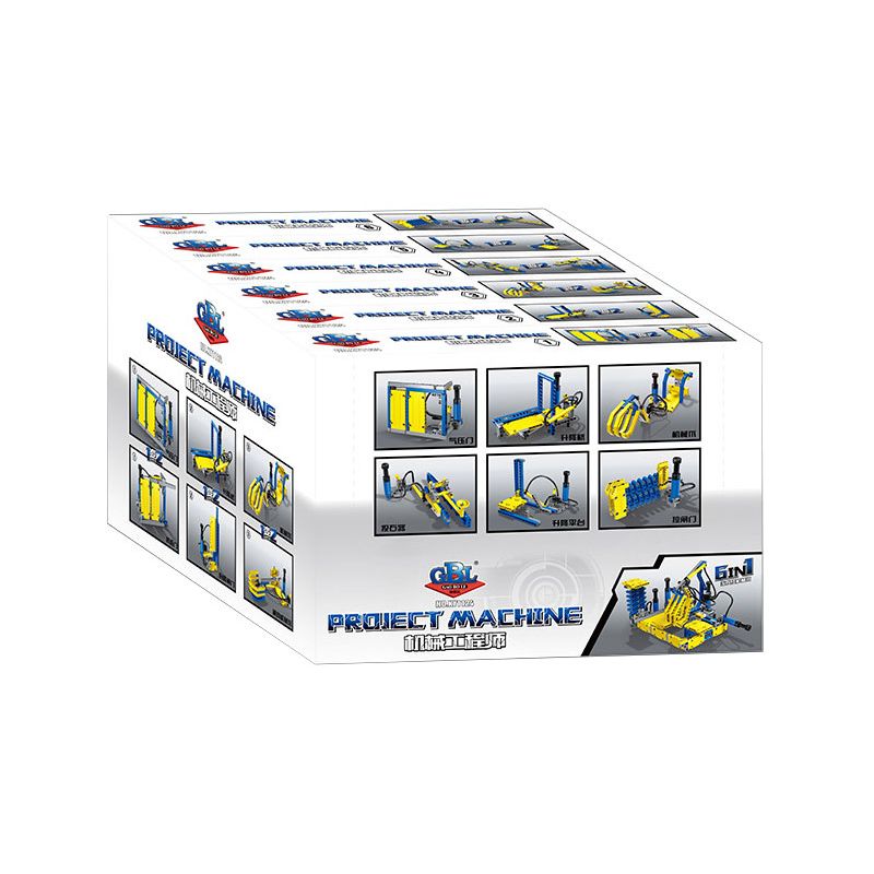 GBL KY1124 Xếp hình lắp ráp ghép mô hình Dây chuyền lắp ráp vuốt cơ khí