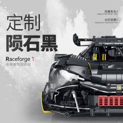 GULY 10627 FERRARI 296 1 8 bộ đồ chơi xếp lắp ráp ghép mô hình Technic Kỹ Thuật Công Nghệ Cao Mô Hình Phương Tiện 3729 khối