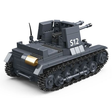 THIRDPARTY 300004 MÁY BAY CHIẾN ĐẤU SỐ 1 1:35 tỷ lệ 1:35 bộ đồ chơi xếp lắp ráp ghép mô hình Military Army PANZERJAGER I Quân Sự Bộ Đội 405 khối