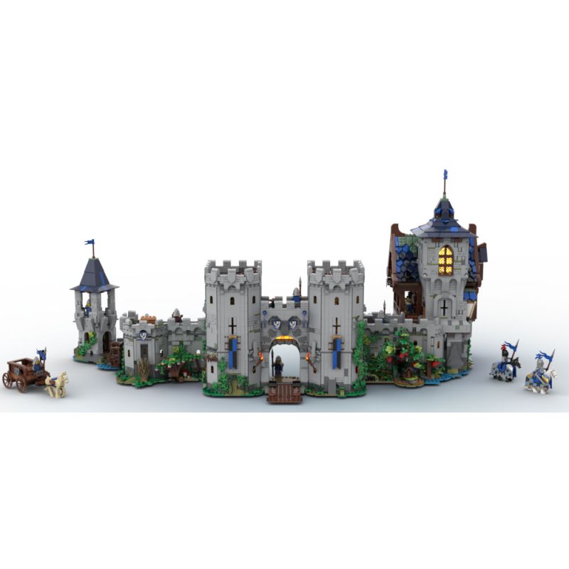 BAKA TECHNOLOGY 33922 REBRICKABLE MOC-132661 132661 MOC132661 LÂU ĐÀI RỪNG THỜI TRUNG CỔ bộ đồ chơi xếp lắp ráp ghép mô hình Medieval Castle MEDIEVAL FOREST CASTLE Chiến Tranh Trung Cổ 6640 khối