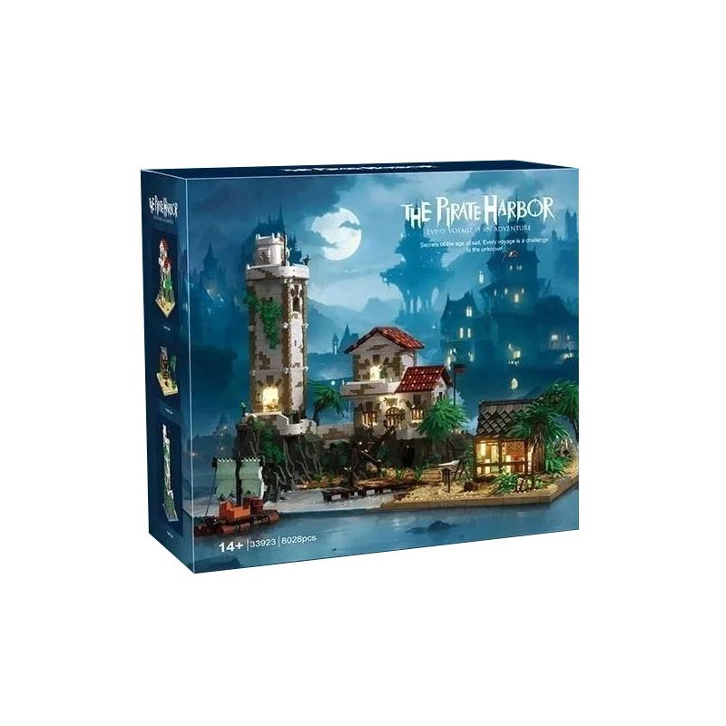 BAKA TECHNOLOGY 33923 REBRICKABLE MOC-117472 117472 MOC117472 CƯỚP BIỂN NGUYỀN RỦA BÃI bộ đồ chơi xếp lắp ráp ghép mô hình Pirates Of The Caribbean THE CURSED BEACH Cướp Biển Vùng Caribe 8028 khối