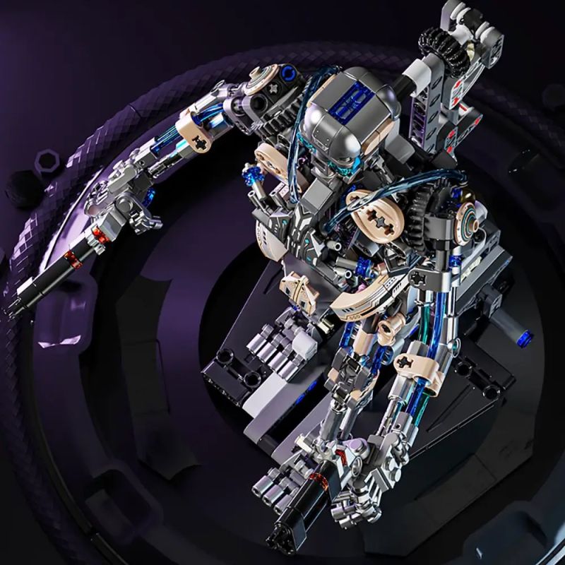 BEAUTY AND 13091 ROBOT bộ đồ chơi xếp lắp ráp ghép mô hình Technic MECHANICAL ROBOT Kỹ Thuật Công Nghệ Cao Mô Hình Phương Tiện 692 khối