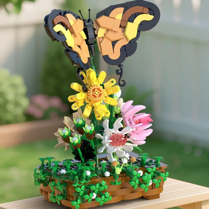XBERT 66164 BƯƠM BƯỚM bộ đồ chơi xếp lắp ráp ghép mô hình Art BUTTERFLY 686 khối XBERT 66164 BƯƠM BƯỚM bộ đồ chơi xếp lắp ráp ghép mô hình Art BUTTERFLY 686 khối