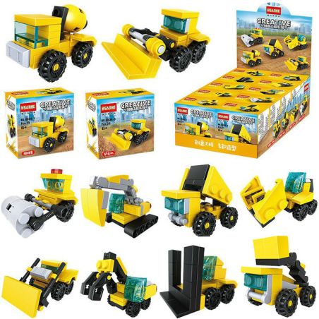 CACO 6034 HẠM ĐỘI KỸ THUẬT 10 MÔ HÌNH bộ đồ chơi xếp lắp ráp ghép mô hình Creator Sáng Tạo