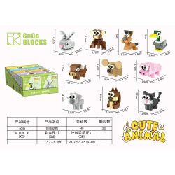 CACO 6046 10 ĐỘNG VẬT SÁNG TẠO bộ đồ chơi xếp lắp ráp ghép mô hình Creator ANIMALS PARTY 305 khối