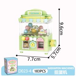 CACO D023 CÁC MÔ HÌNH CÔNG VIÊN GIẢI TRÍ 4 bộ đồ chơi xếp lắp ráp ghép mô hình 843 khối