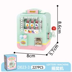 CACO D023 CÁC MÔ HÌNH CÔNG VIÊN GIẢI TRÍ 4 bộ đồ chơi xếp lắp ráp ghép mô hình 843 khối