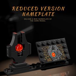 BEAUTY AND 13070 MẮT CỦA SAURON bộ đồ chơi xếp lắp ráp ghép mô hình The Lord Of The Rings ALLFATHER'S EYE Chúa Nhẫn 925 khối