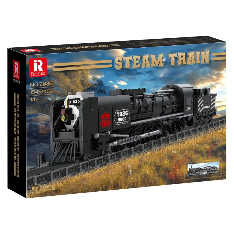 REOBRIX 66801 ĐẦU MÁY HƠI NƯỚC bộ đồ chơi xếp lắp ráp ghép mô hình City STEAM TRAIN Thành Phố 1546 khối REOBRIX 66801 ĐẦU MÁY HƠI NƯỚC bộ đồ chơi xếp lắp ráp ghép mô hình City STEAM TRAIN Thành Phố 1546 khối